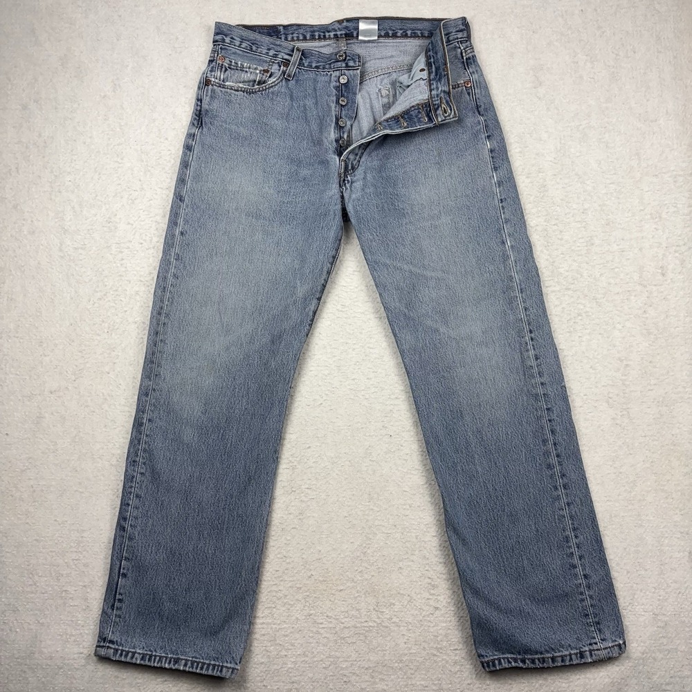 VTG Levi's 501 Jeans Men's 36x32 (Fits 34x31) Y2K Straight Leg Button Fly
